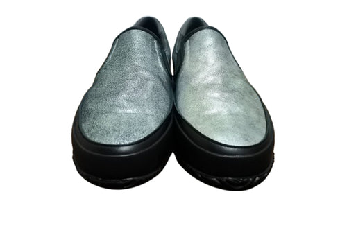 【SPINGLE SP1059 ガンメタル】リラクシーなカンガルーレザースリッポン